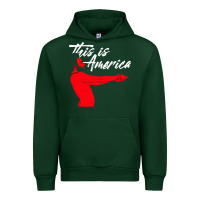 Forest Green this is america meme Urban Hoodie - linhVisuals