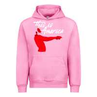 Fuchsia Pink this is america meme Urban Hoodie - linhVisuals