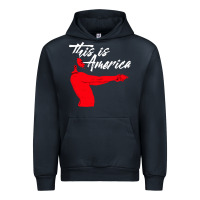 Navy this is america meme Urban Hoodie - linhVisuals