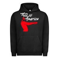 Pigment Black this is america meme Urban Hoodie - linhVisuals