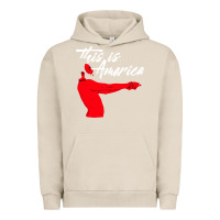 Pigment French Oak this is america meme Urban Hoodie - linhVisuals