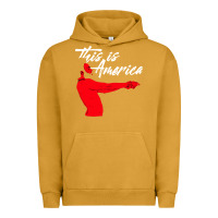 Pigment Peanut Butter this is america meme Urban Hoodie - linhVisuals