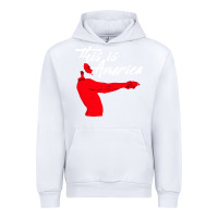 White this is america meme Urban Hoodie - linhVisuals