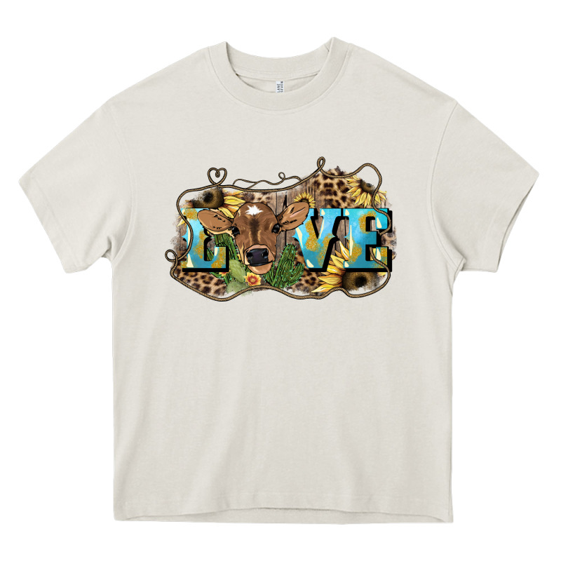 Love Baby Cow Heavy Core Tee by HowdyJamesFarm | Teevron