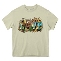 Mossy Love baby Cow Heavy Core Tee - HowdyJamesFarm