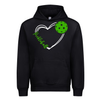 Black love pickleball women Urban Hoodie - linhVisuals