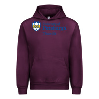 Mauve Wine University Of Pittsburgh At Titusville New Urban Hoodie - linhVisuals