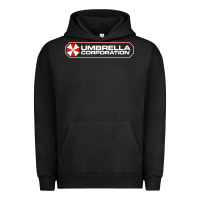 Pigment Black umbrella corporation company Urban Hoodie - linhVisuals