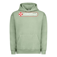 Pigment Oil Green umbrella corporation company Urban Hoodie - linhVisuals