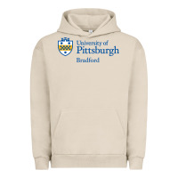 Pigment French Oak University Of Pittsburgh At Bradford New Urban Hoodie - linhVisuals