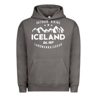 Pigment Tornado iceland hiking landmannalaugar est 1477 Urban Hoodie - linhVisuals