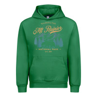 Emerald mount rainier national park washington usa vacation hiking Urban Hoodie - linhVisuals