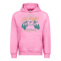 Fuchsia Pink mount rainier national park washington usa vacation hiking Urban Hoodie - linhVisuals