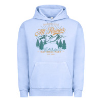 Pigment Grape Ice mount rainier national park washington usa vacation hiking Urban Hoodie - linhVisuals