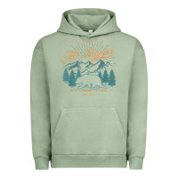 Pigment Oil Green mount rainier national park washington usa vacation hiking Urban Hoodie - linhVisuals