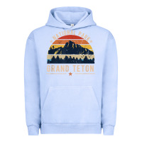 Pigment Grape Ice national park grand teton vintage retro hiking Urban Hoodie - linhVisuals