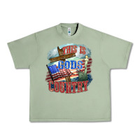 Oil Green This is gods country Urban Heavy Tee - FaDigitalArtStudio