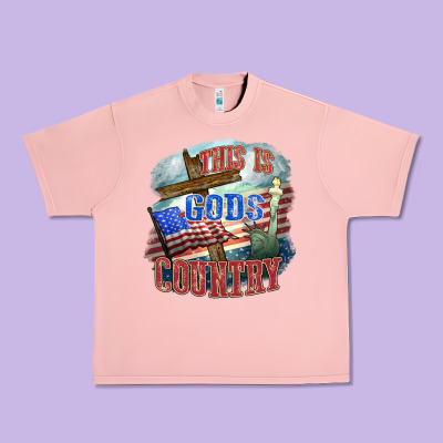 This Is Gods Country Urban Heavy Tee Designed By Fadigitalartstudio