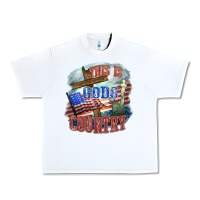 White This is gods country Urban Heavy Tee - FaDigitalArtStudio