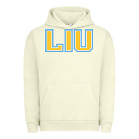 Pigment Pistachio Liu Gold Wordmark Urban Hoodie - linhVisuals