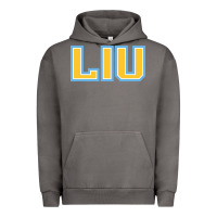 Pigment Tornado Liu Gold Wordmark Urban Hoodie - linhVisuals