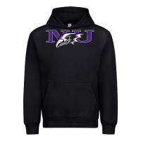Black Niagara Purple Eagles Urban Hoodie - linhVisuals