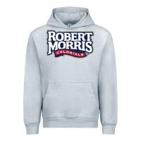 Heather Grey Robert Morris Colonials Wordmark Urban Hoodie - linhVisuals