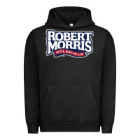 Pigment Black Robert Morris Colonials Wordmark Urban Hoodie - linhVisuals