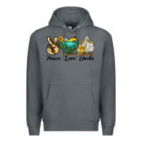 Rock Peace Love Ducks Premium Hoodie - LillyAllenDesigns
