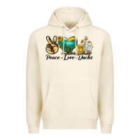 Tofu Peace Love Ducks Premium Hoodie - LillyAllenDesigns