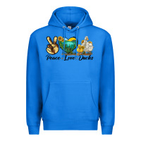 True Royal Peace Love Ducks Premium Hoodie - LillyAllenDesigns