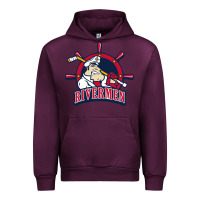 Mauve Wine peoria rivermen Urban Hoodie - linhVisuals