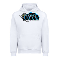 White quad city storm Urban Hoodie - linhVisuals