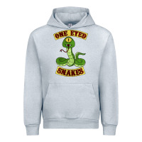 Heather Grey one eyed snakes Urban Hoodie - linhVisuals