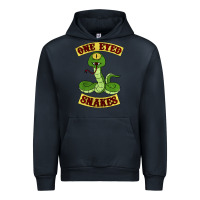 Navy one eyed snakes Urban Hoodie - linhVisuals