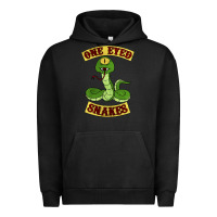 Pigment Black one eyed snakes Urban Hoodie - linhVisuals