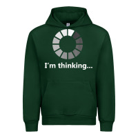 Forest Green funny programmer i'm thinking t shirt Urban Hoodie - linhVisuals
