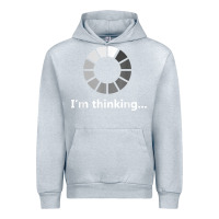 Heather Grey funny programmer i'm thinking t shirt Urban Hoodie - linhVisuals