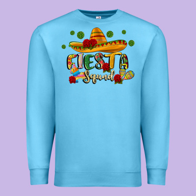 Fiesta Squad Premium Sweatshirt Designed By Jahusdesignshop