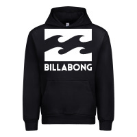 Black BILLABONG WAVE Urban Hoodie - linhVisuals