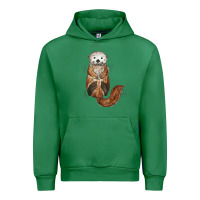 Emerald otter Urban Hoodie - linhVisuals