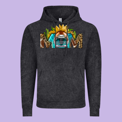 Football Mom Vintage Hoodie Designed By Bundleandbundleshop