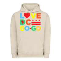 Pigment French Oak #love dc go go Urban Hoodie - linhVisuals