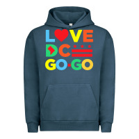 Pigment Midnight Navy #love dc go go Urban Hoodie - linhVisuals