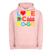 Pigment Salmon #love dc go go Urban Hoodie - linhVisuals