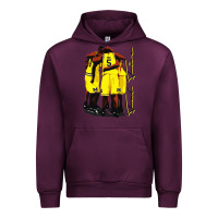 Mauve Wine fab 5 Urban Hoodie - linhVisuals