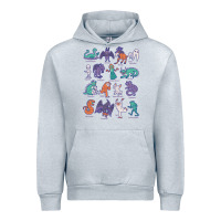 Heather Grey cryptid creatures   mythology Urban Hoodie - linhVisuals