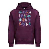 Mauve Wine cryptid creatures   mythology Urban Hoodie - linhVisuals