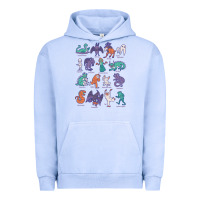 Pigment Grape Ice cryptid creatures   mythology Urban Hoodie - linhVisuals