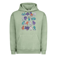 Pigment Oil Green cryptid creatures   mythology Urban Hoodie - linhVisuals